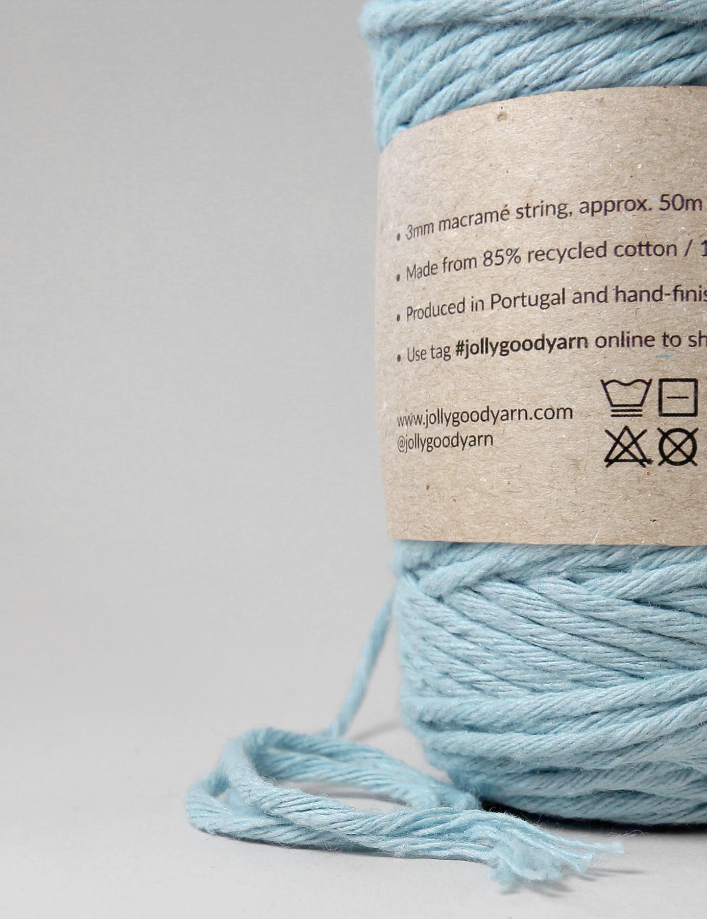 Salcombe Blue 3mm Macrame String (125g)