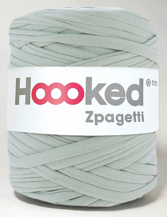 Light pistachio green t-shirt yarn by Hoooked Zpagetti (100-120m)