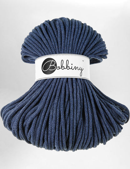 Bobbiny Jeans 5mm Braided Macrame Cord (100m)