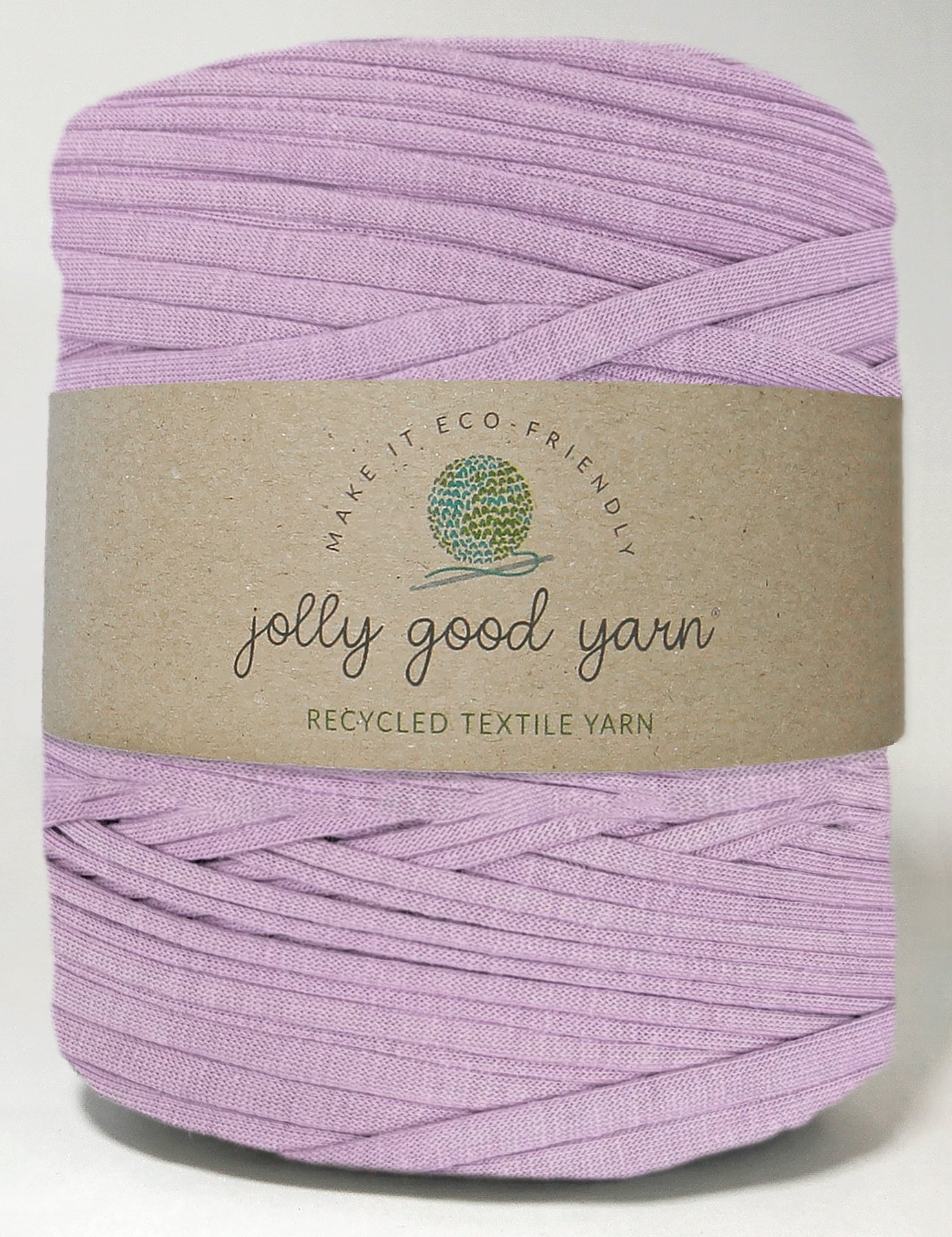 Pale lavendar purple t-shirt yarn (100-120m)