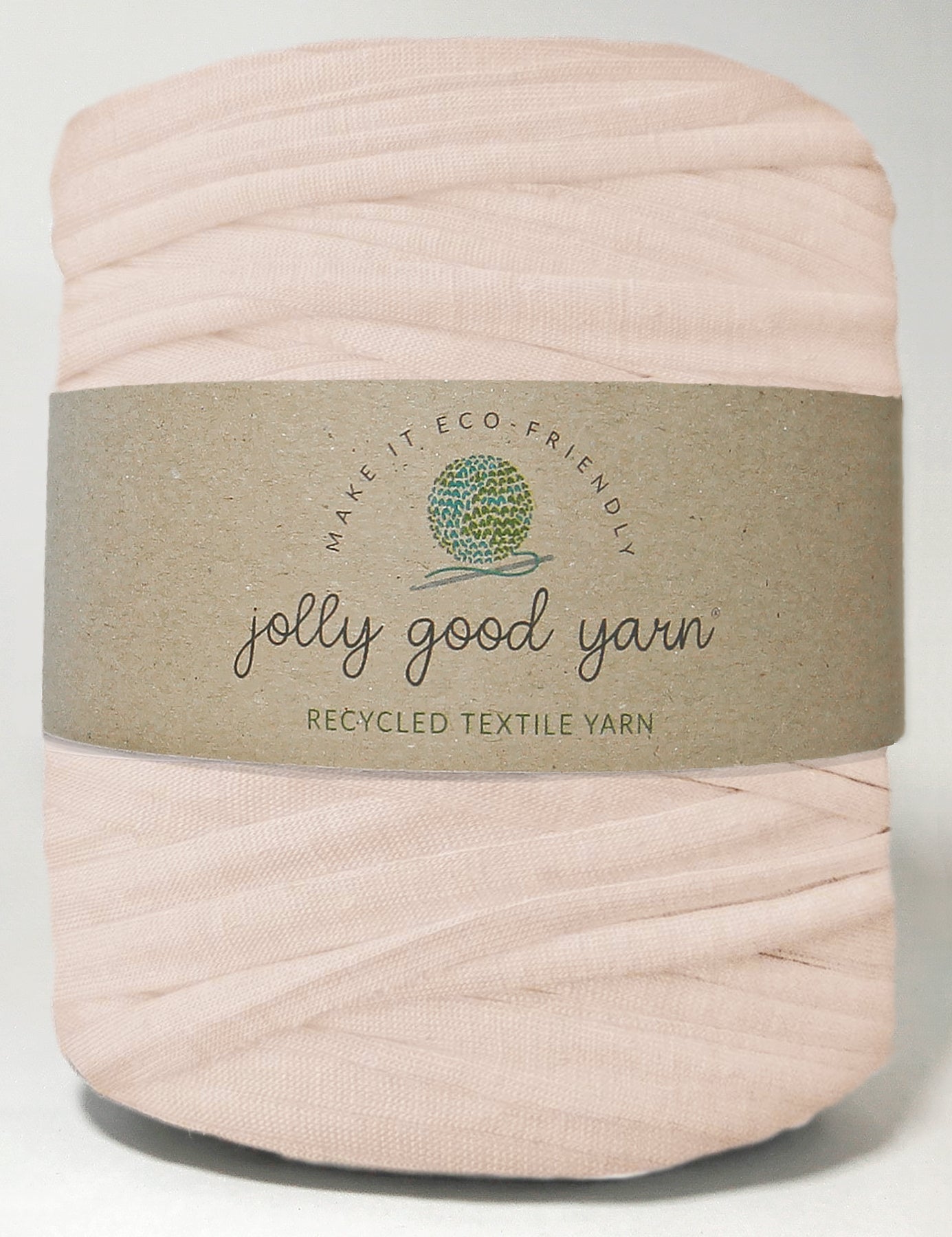 Vintage Cream T-Shirt Yarn, Recycled Cotton 800g (100m)