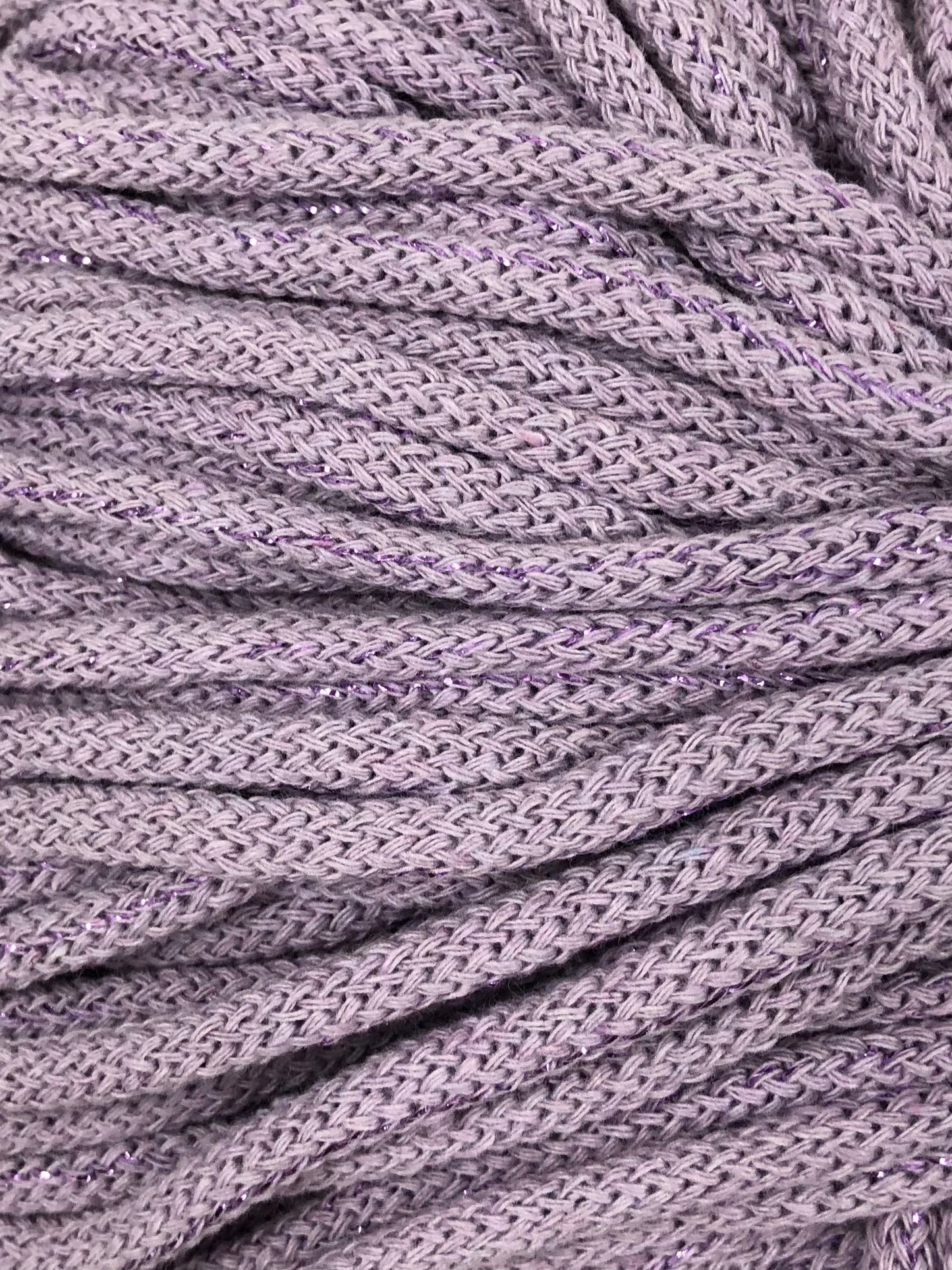 [CLEARANCE] Bobbiny Unicolor Lavender 5mm Braided Macrame Cord (100m)