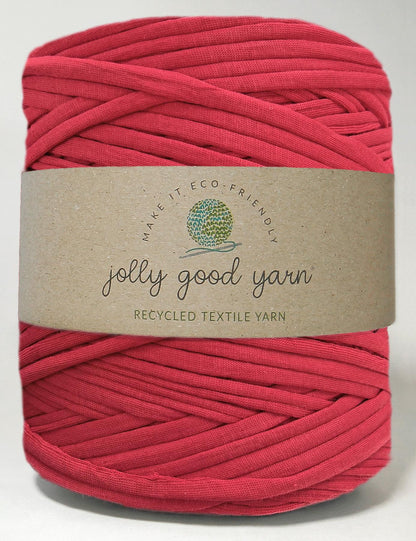 Tomato red t-shirt yarn by Jolly Good Yarn (100-120m)