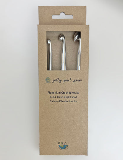 Aluminium Crochet Hooks (6-12mm)