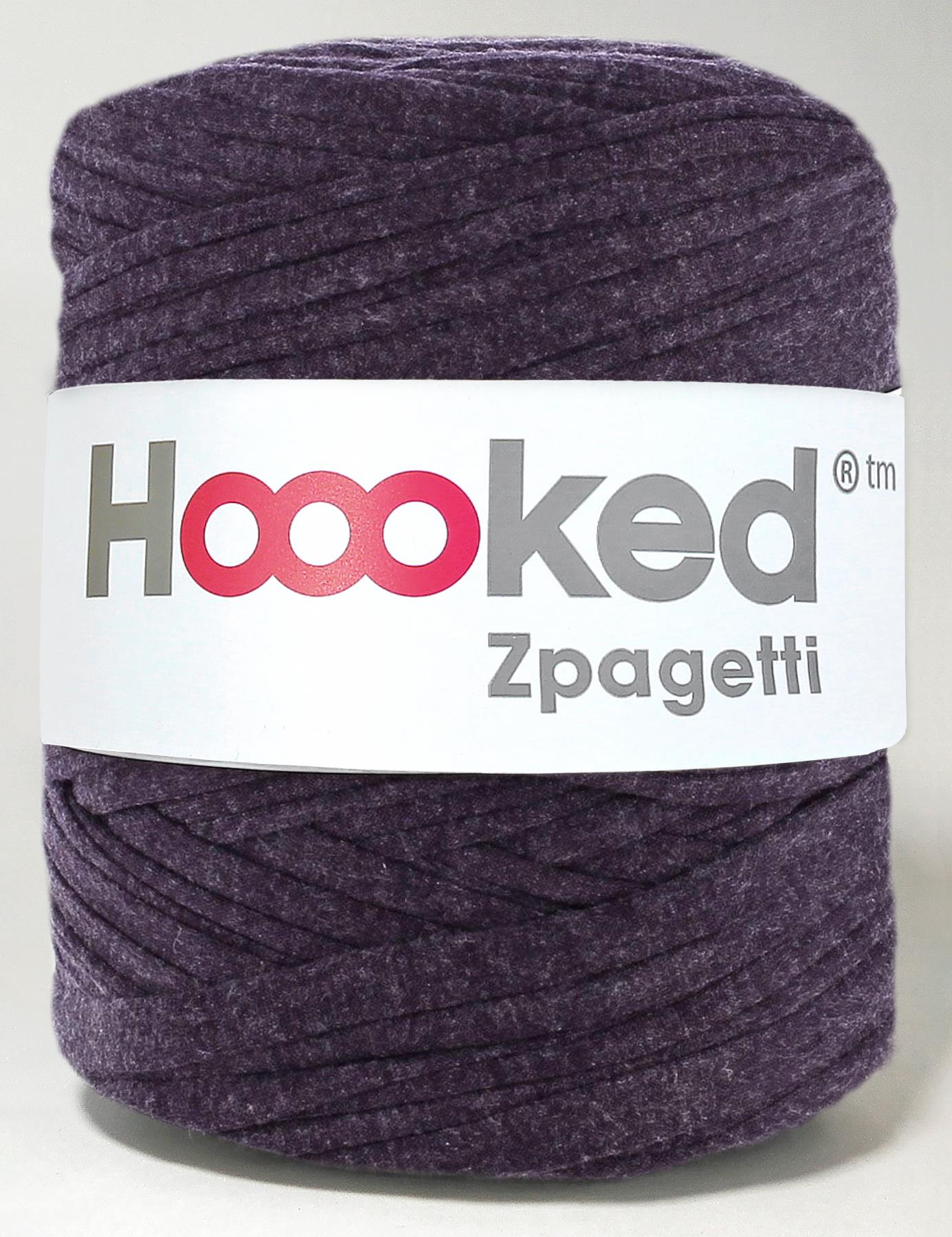 Aubergine t-shirt yarn by Hoooked Zpagetti (100-120m)