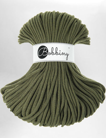 Bobbiny Avocado 5mm Braided Macrame Cord (100m)