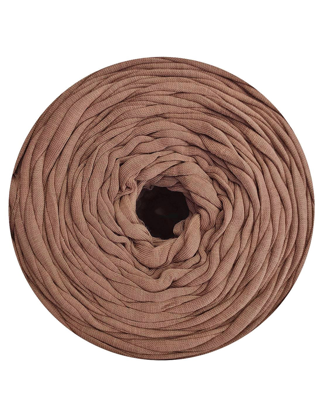 Desert taupe t-shirt yarn by Hoooked Zpagetti (100-120m)