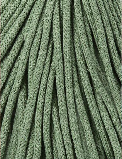 Bobbiny Eucalyptus Green 5mm Braided Macrame Cord (100m)