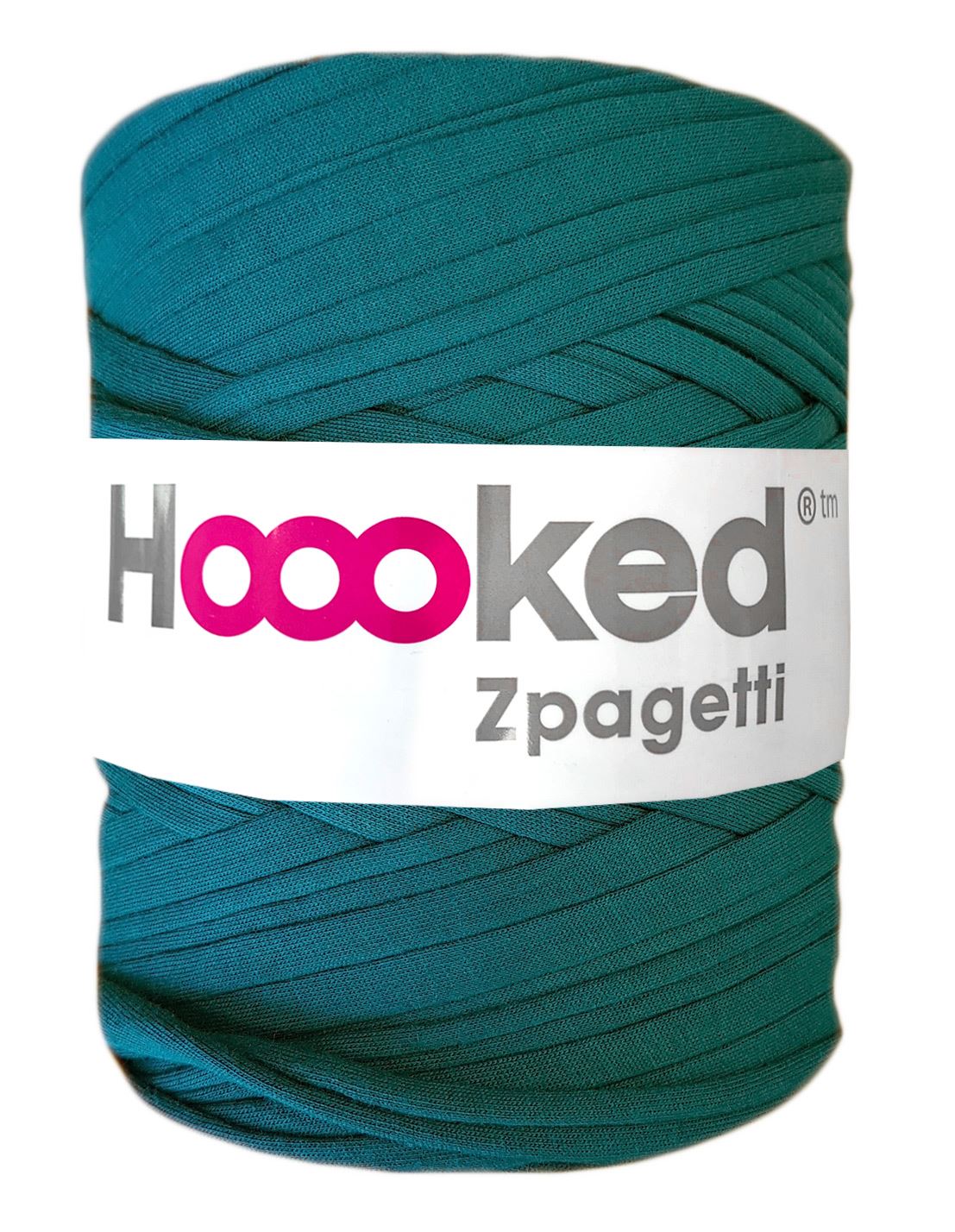 Deep teal t-shirt yarn by Hoooked Zpagetti (100-120m)