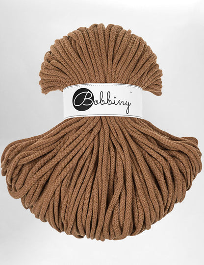 Bobbiny Caramel 5mm Braided Macrame Cord (100m)