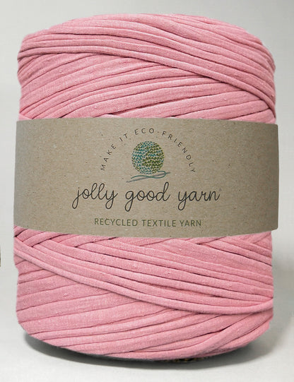 Light blush pink t-shirt yarn (100-120m)