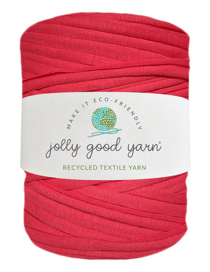 Bold punch pink t-shirt yarn (100-120m)