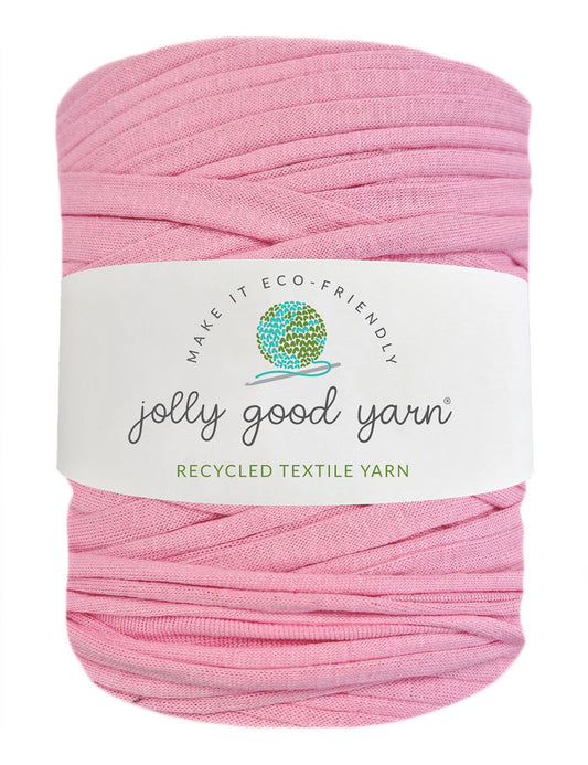 Pale rose pink t-shirt yarn (100-120m)